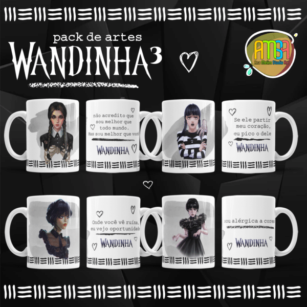 PACK WANDINHA 3 CANECAS - Image 3