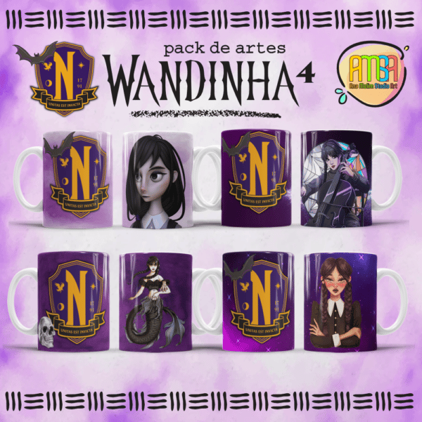 ESTAMPAS WANDINHA 4 CANECAS - Image 3