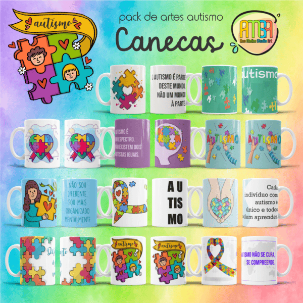 ESTAMPAS AUTISMO CANECAS - Image 3