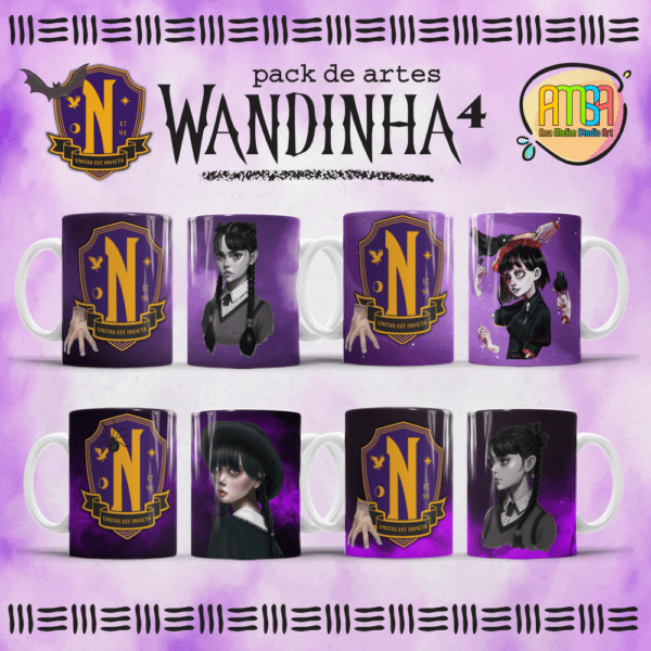 ESTAMPAS WANDINHA 4 CANECAS - Image 4