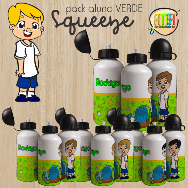 PACK MENINO VOLTA AS AULAS VERDE SQUEEZE - Image 5