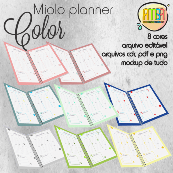 KIT DIGITAL MIOLO PLANNER COLOR