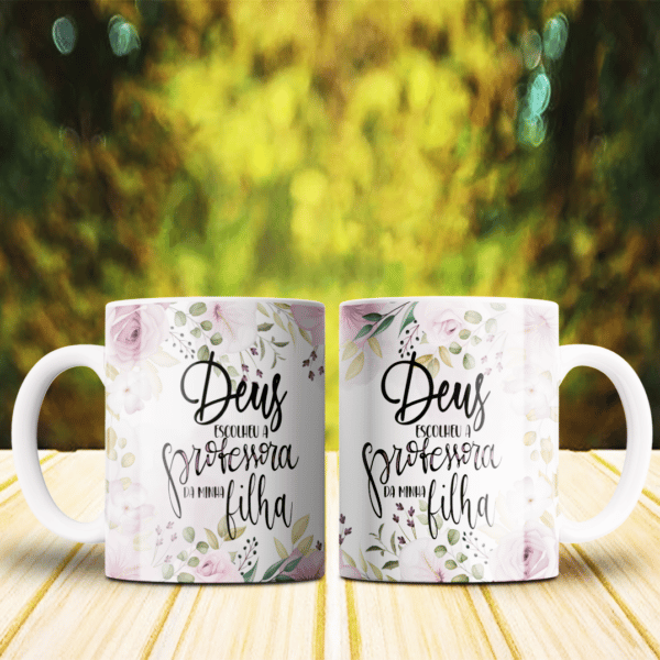 DEUS ESCOLHEU A PROFESSORA CANECA