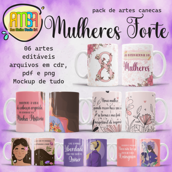 ESTAMPAS MULHER FORTE