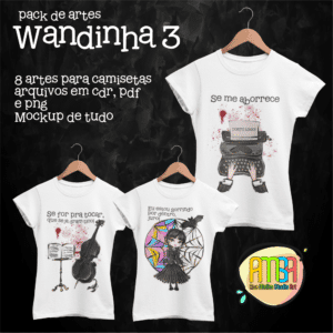 ESTAMPAS WANDINHA 3 CAMISAS