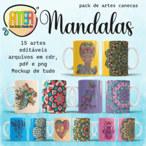 ESTAMPAS MANDALA CANECAS