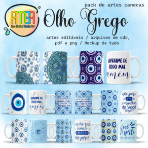 ESTAMPAS OLHO GREGO CANECAS
