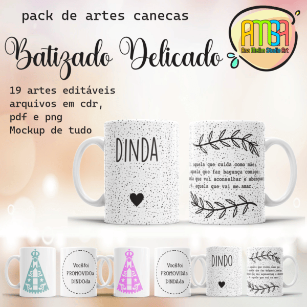 ESTAMPAS BATIZADO DELICADO