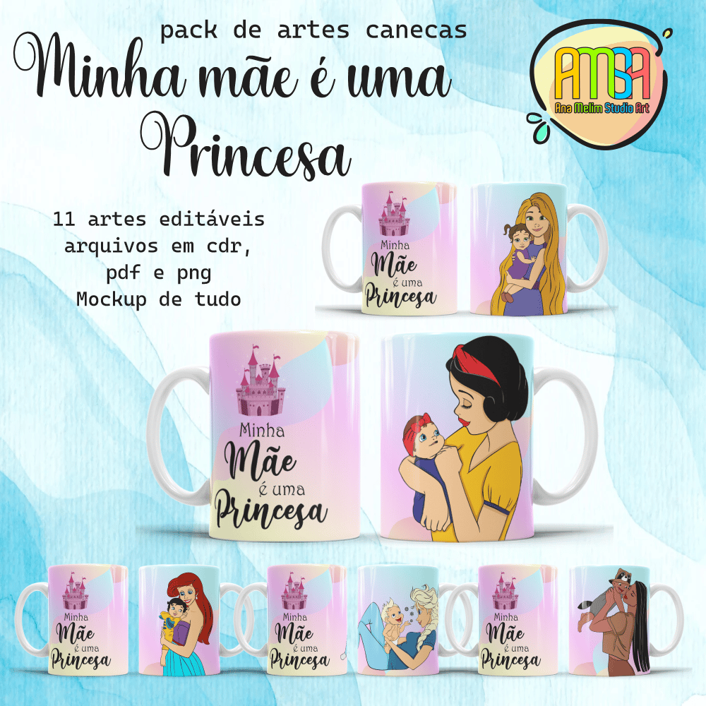 Caneca dia dos pais - Primeiro dia dos Pais com a Minha princesa