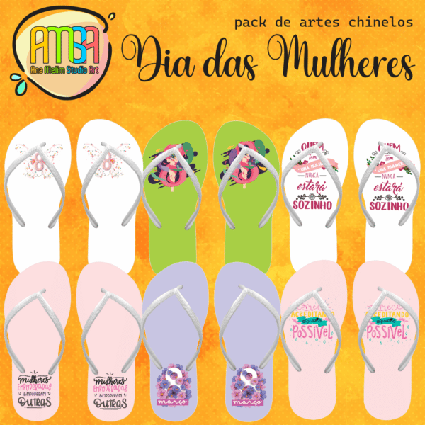 ESTAMPAS DIA DAS MULHERES CHINELOS - Image 2