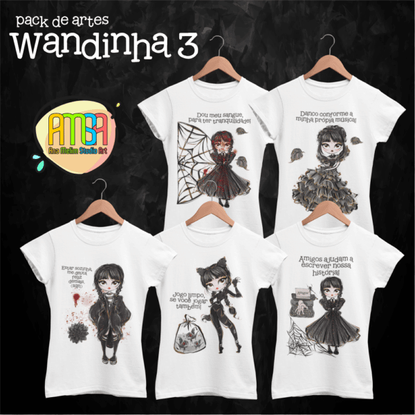 ESTAMPAS WANDINHA 3 CAMISAS - Image 2
