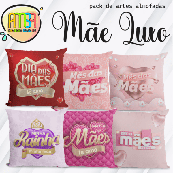 ESTAMPAS MÃE LUXO ALMOFADAS - Image 3