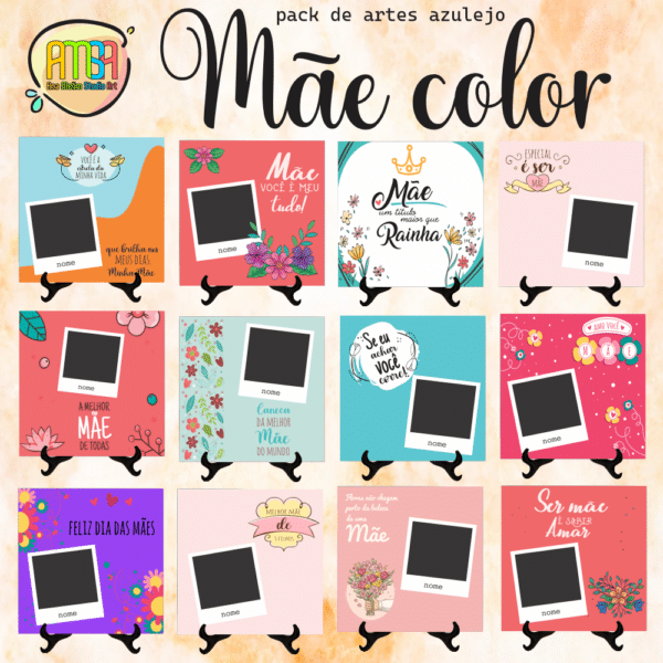 ESTAMPAS MÃE COLOR AZULEJO - Image 2