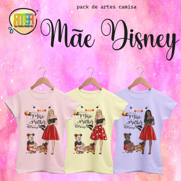 ESTAMPAS MÃE DISNEY CAMISAS - Image 2