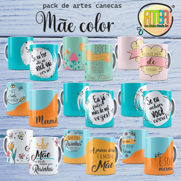 ESTAMPAS MÃE COLOR CANECAS - Image 3