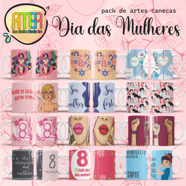 ESTAMPAS DIA DAS MULHERES CANECAS - Image 3
