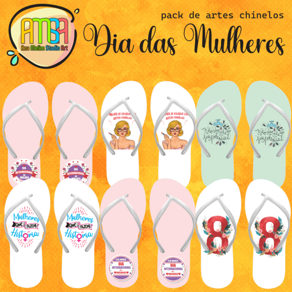 ESTAMPAS DIA DAS MULHERES CHINELOS - Image 3