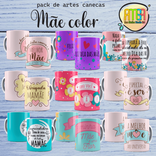 ESTAMPAS MÃE COLOR CANECAS - Image 4