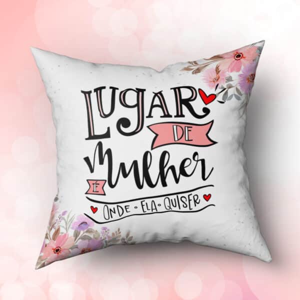 ESTAMPAS MULHER LETTERING ALMOFADA - Image 2