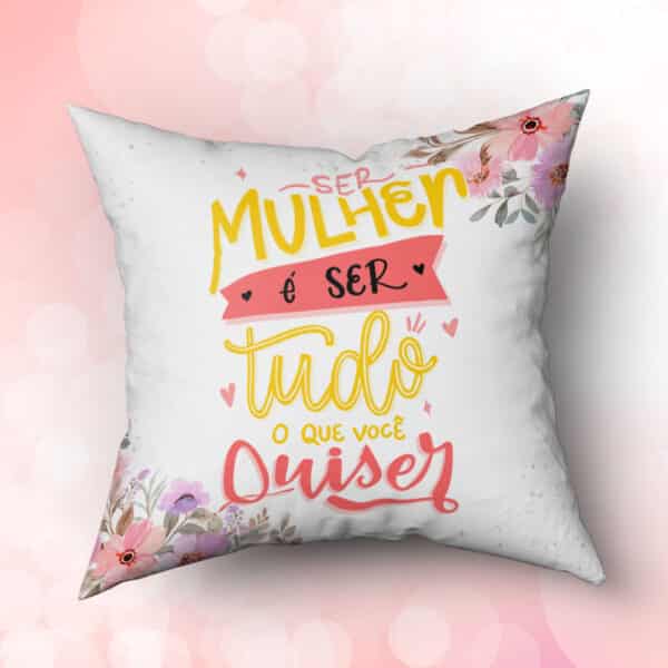 ESTAMPAS MULHER LETTERING ALMOFADA - Image 4