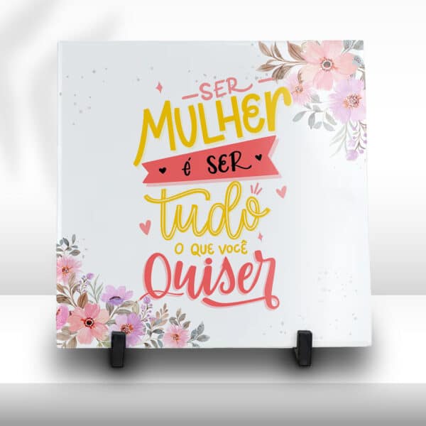 ESTAMPAS MULHER LETTERING AZULEJO - Image 4