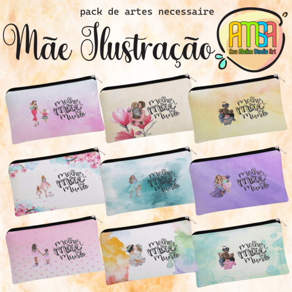 ESTAMPAS MÃE ILUSTRAÇÃO NECESSAIRE - Image 2