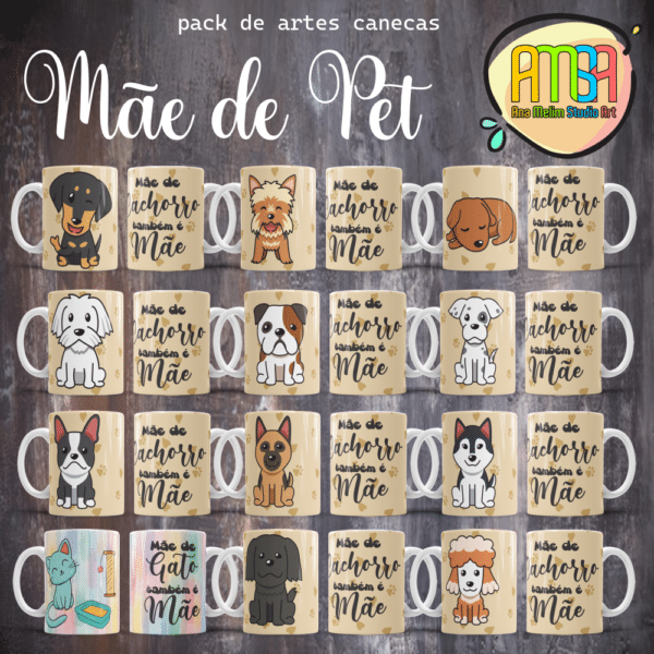 ESTAMPAS MÃE DE PET CANECAS - Image 3