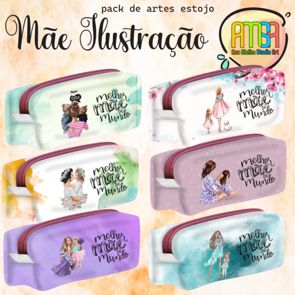 ESTAMPAS MÃE ILUSTRAÇÃO ESTOJO - Image 2