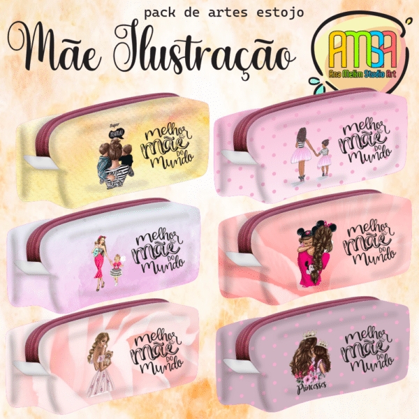 ESTAMPAS MÃE ILUSTRAÇÃO ESTOJO - Image 3