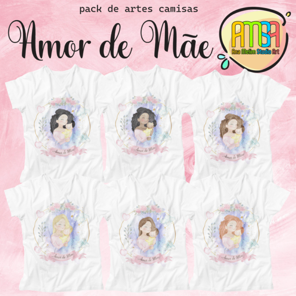 ESTAMPAS AMOR DE MÃE CAMISAS - Image 3