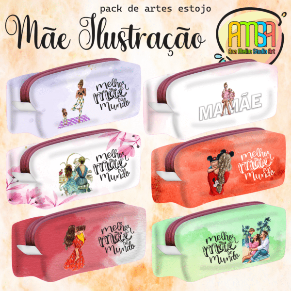 ESTAMPAS MÃE ILUSTRAÇÃO ESTOJO - Image 4