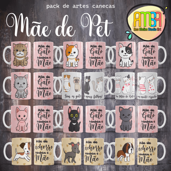 ESTAMPAS MÃE DE PET CANECAS - Image 5