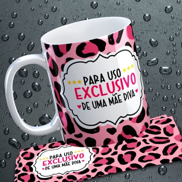 ESTAMPA MÃE DIVA CANECAS