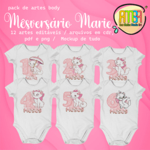 ESTAMPAS GATINHA MARIE BODYS