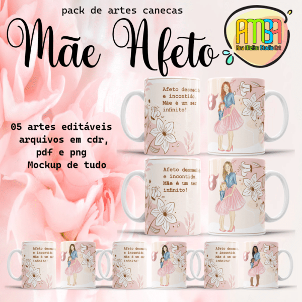 ESTAMPAS MÃE AFETO CANECA