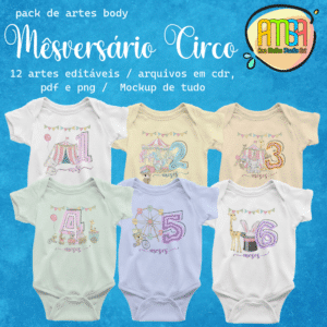 ESTAMPAS MÊSVERSÁRIO CIRCO BODYS