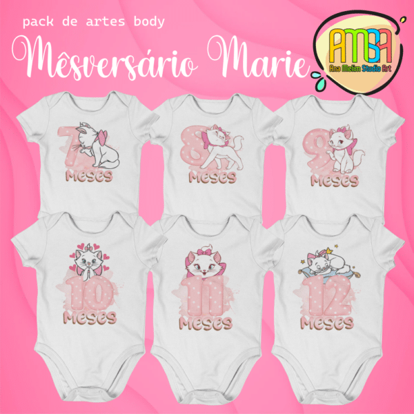 ESTAMPAS GATINHA MARIE BODYS - Image 2