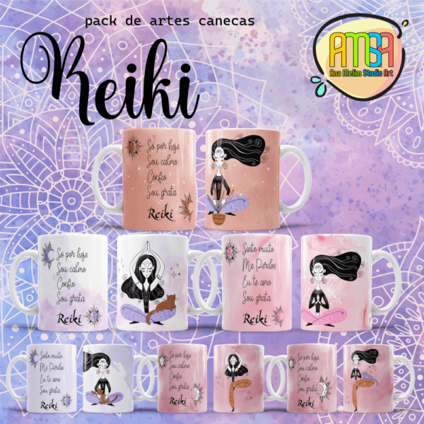 ESTAMPAS REIKI CANECAS - Imagem 2