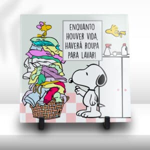 ESTAMPAS SNOOPY AZULEJO