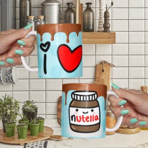 ESTAMPA NUTELLA CANECA