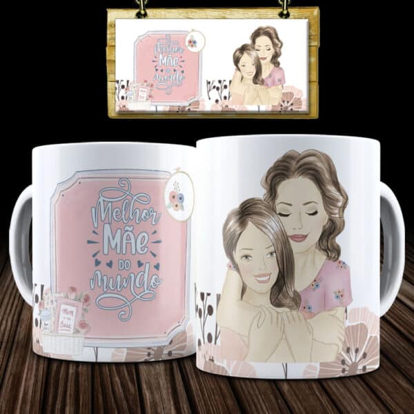 ESTAMPAS MELHOR MÃE CANECAS - Image 2