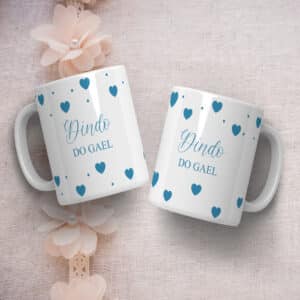 ESTAMPAS DINDOS CORAÇÃO CANECAS