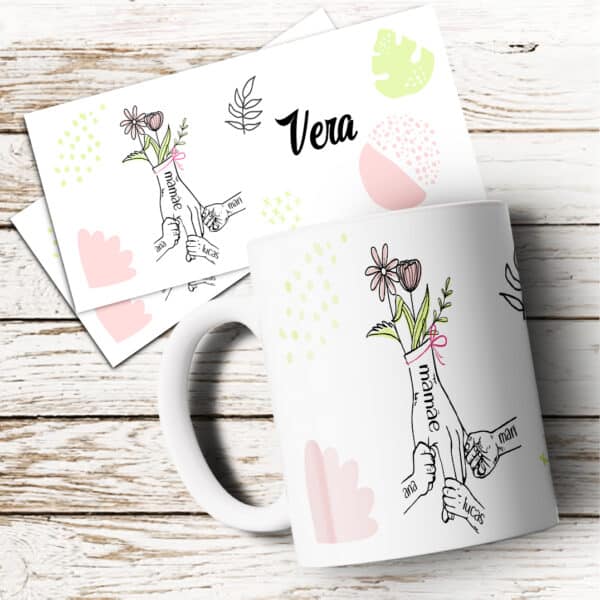 ESTAMPAS MÃO DE MÃE CANECAS