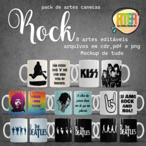 ESTAMPAS ROCK CANECAS