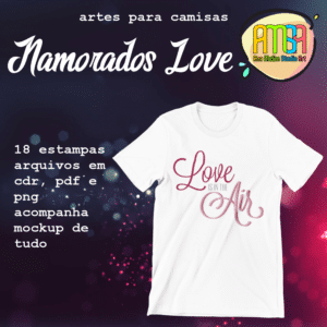 ESTAMPAS NAMORADOS LOVE CAMISAS