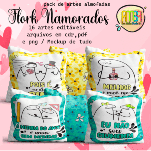 ESTAMPAS FLORK NAMORADOS ALMOFAADS