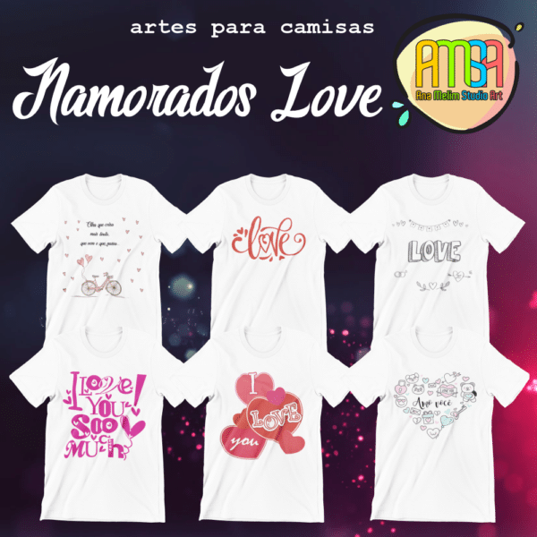 ESTAMPAS NAMORADOS LOVE CAMISAS - Image 2