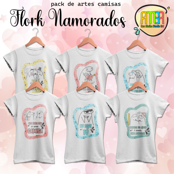 ESTAMPAS FLORK NAMORADOS CAMISAS - Image 2