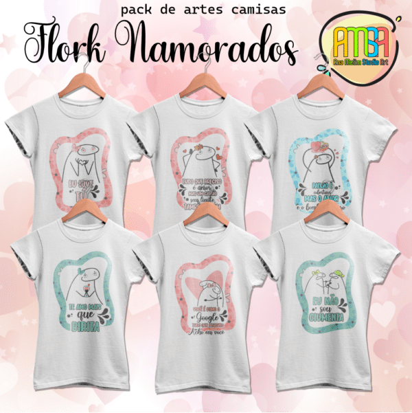 ESTAMPAS FLORK NAMORADOS CAMISAS - Image 3