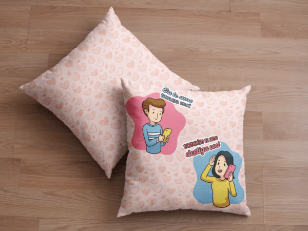 ESTAMPAS NAMORADOS JUNTINHOS ALMOFADAS - Image 10
